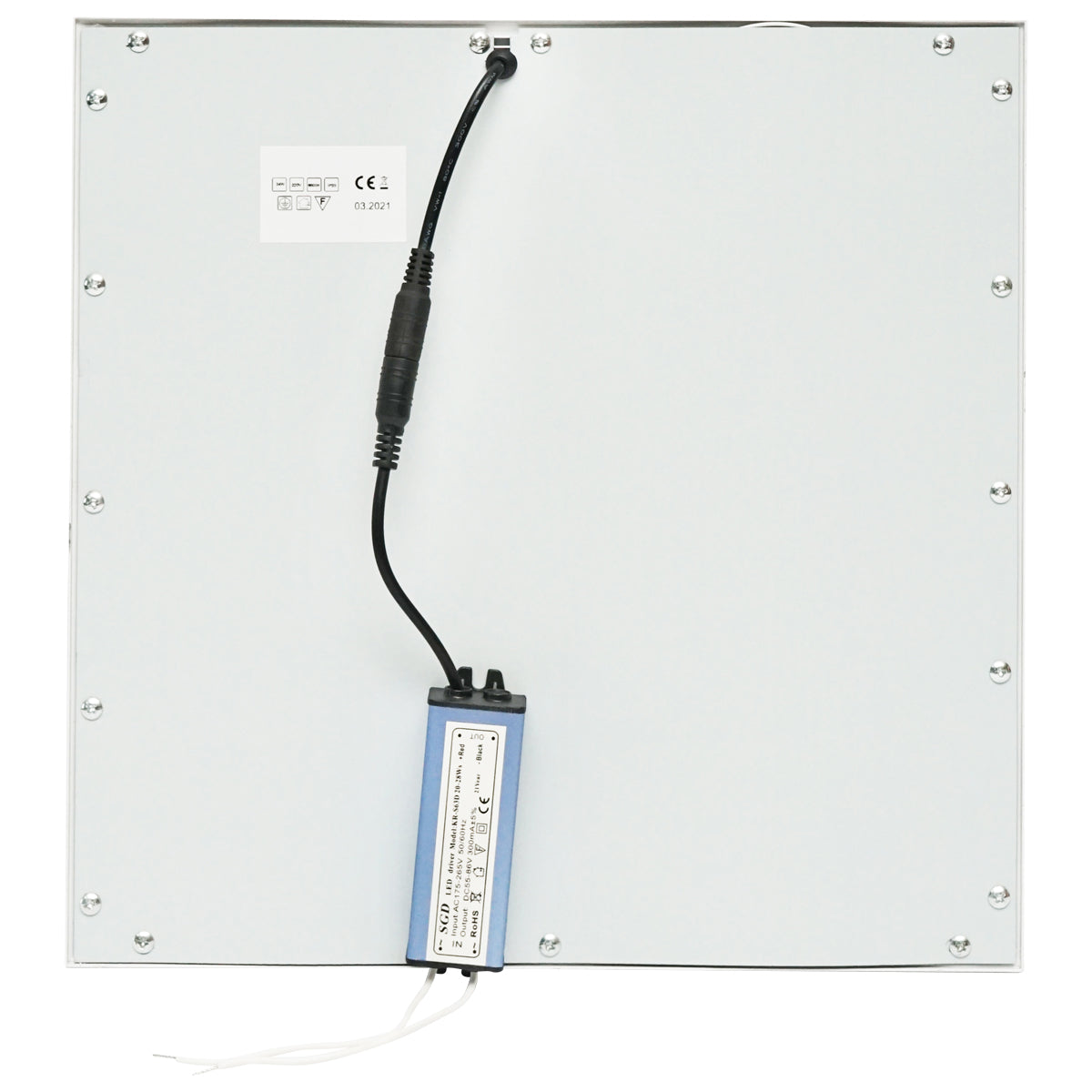Pannello LED Slim 24W, 220V, 295x295x7mm per soffitto a cassettoni - immagine 6