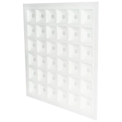 Pannello LED Slim 48W, 220V, 6500K, IP20, 595x595x20mm per soffitto a cassettoni - immagine 5