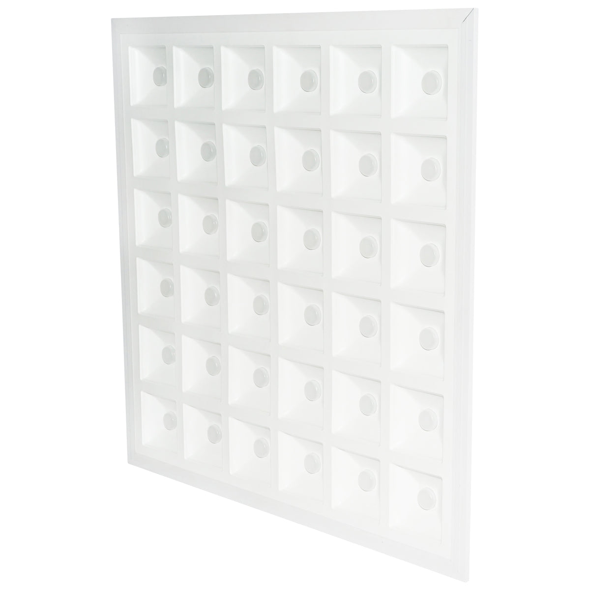 Pannello LED Slim 48W, 220V, 6500K, IP20, 595x595x20mm per soffitto a cassettoni - immagine 5