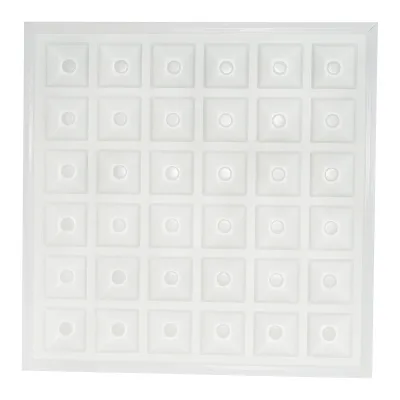 Pannello LED Slim 48W, 220V, 6500K, IP20, 595x595x20mm per soffitto a cassettoni - immagine 4