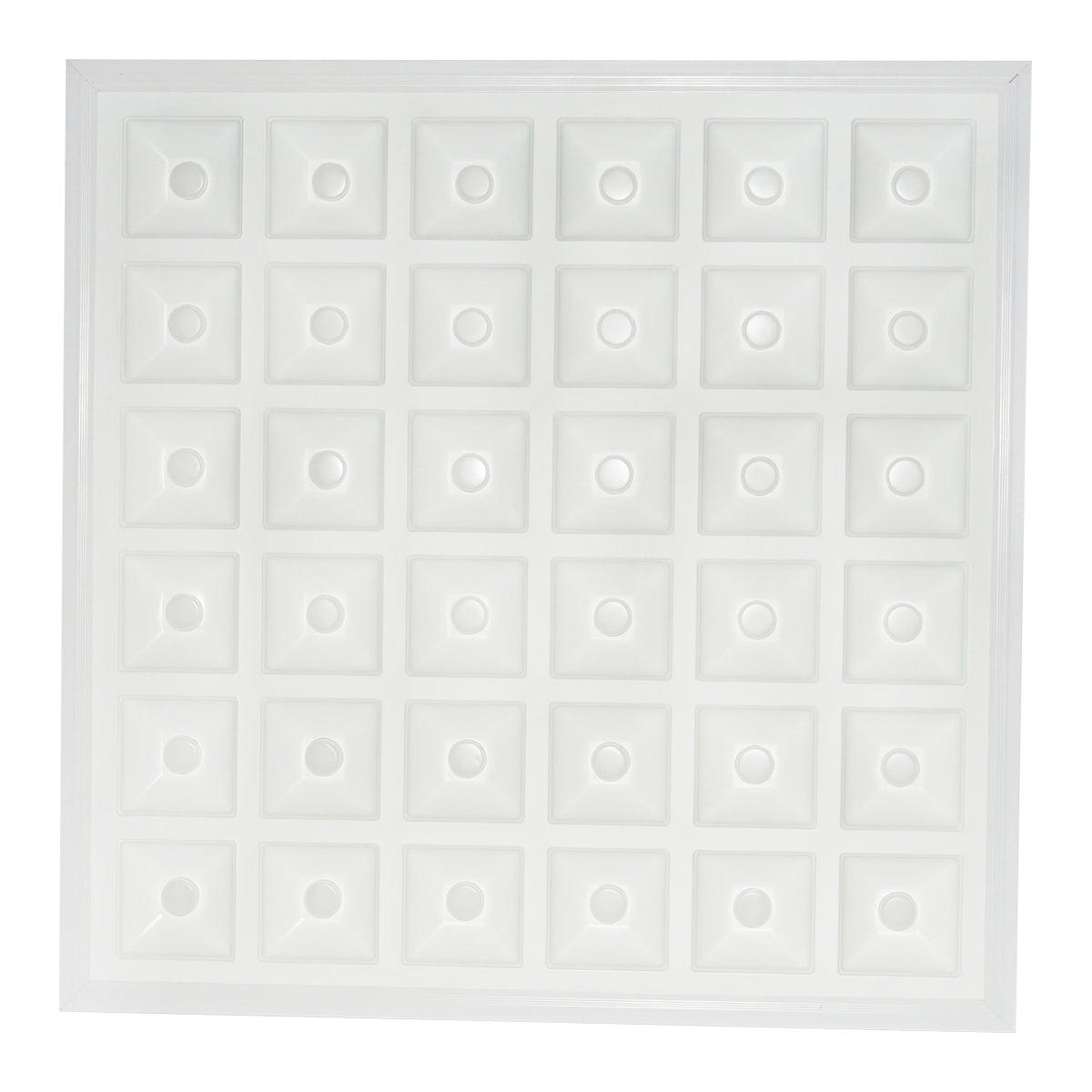 Pannello LED Slim 48W, 220V, 6500K, IP20, 595x595x20mm per soffitto a cassettoni - immagine 4