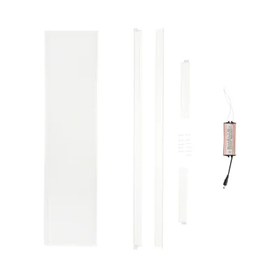 Pannello LED Slim 48W, 220V, IP20, 6500K, 1200x300mm con cornice di montaggio applicata