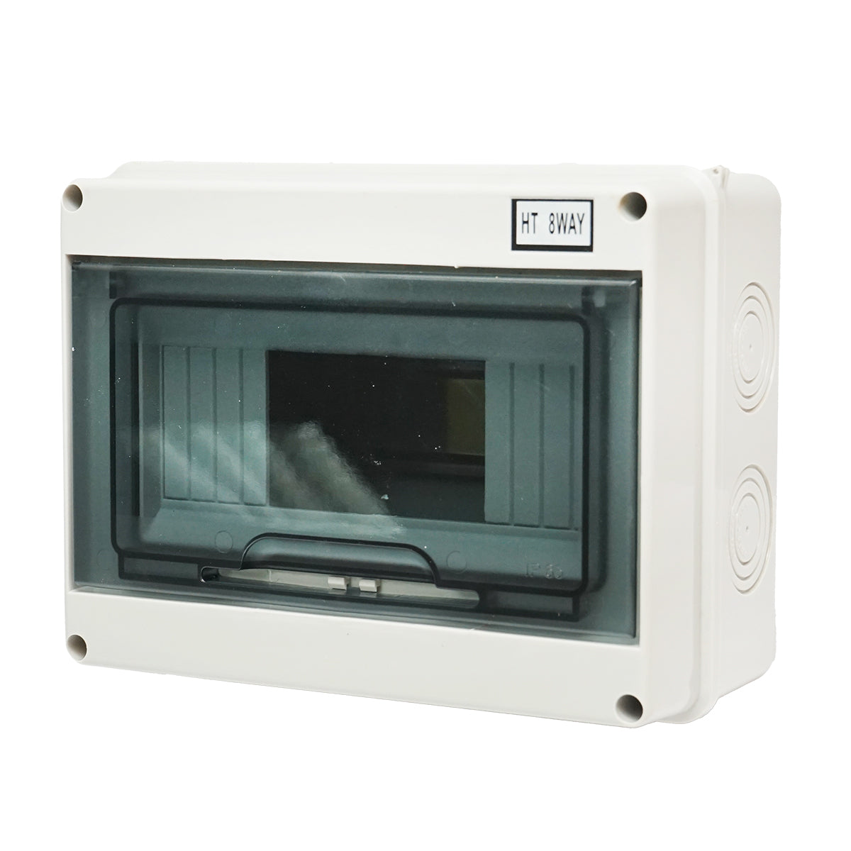 Pannello portafusibili applicato 1 fila, 8 moduli 215x210x100mm IP65 - immagine 2