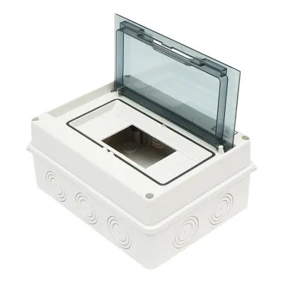 Pannello portafusibili applicato 1 fila, 8 moduli 215x210x100mm IP65 - immagine 5