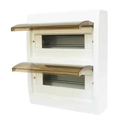Pannello portafusibili applicato 2 file, 24 moduli 330x270x100mm IP40 - immagine 5