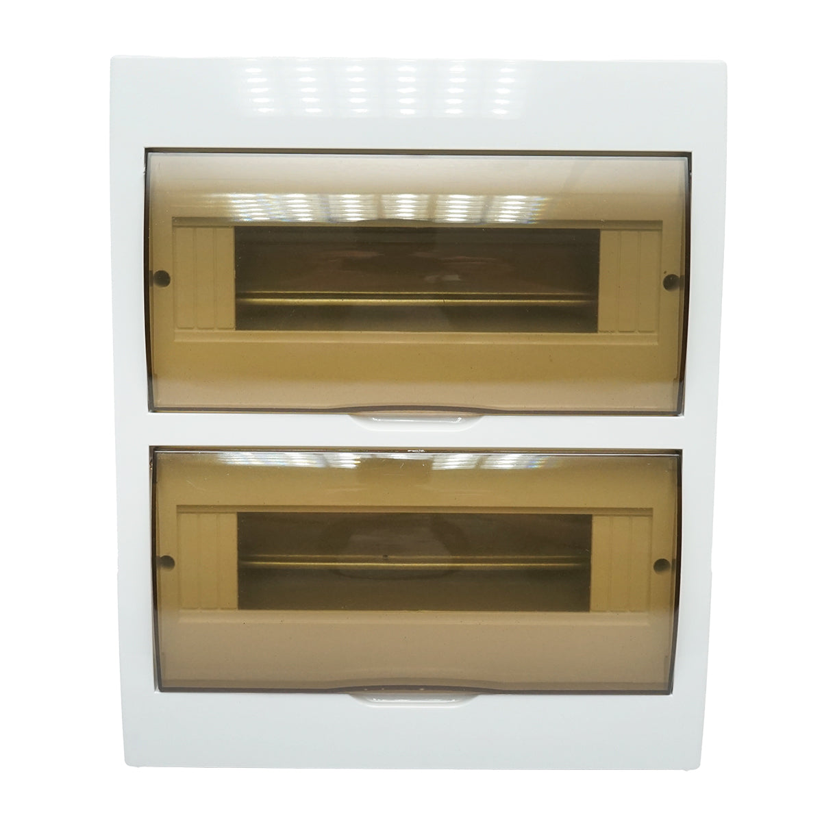 Pannello portafusibili applicato 2 file, 24 moduli 330x270x100mm IP40