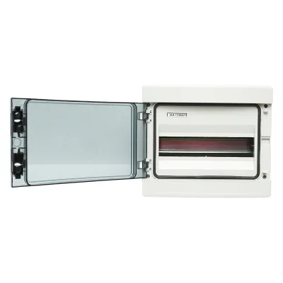 Pannello portafusibili da superficie 1 fila, 12 moduli 295x255x130mm IP65 Breckner Germany - immagine 4