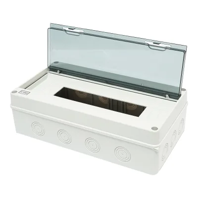 Pannello portafusibili da superficie 1 fila, 18 moduli 365x280x110mm IP65 - immagine 3
