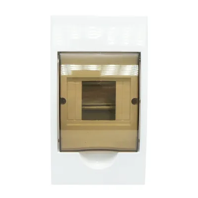 Pannello portafusibili da superficie 1 fila, 4 moduli 200x155x95mm IP40
