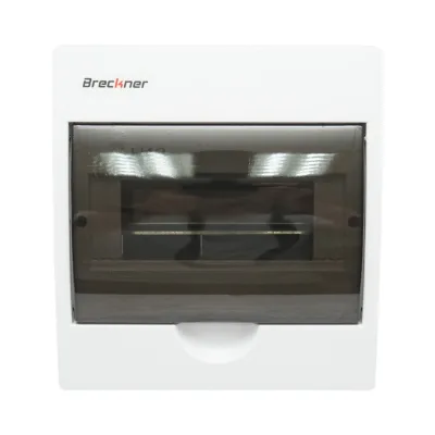 Pannello portafusibili da superficie 1 fila, 8 moduli 200x185x95mm IP40 Breckner Germany