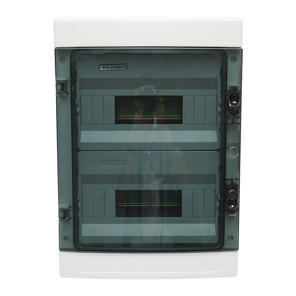 Pannello portafusibili da superficie 2 file, 24 moduli 420x298x138mm IP65 Breckner Germany
