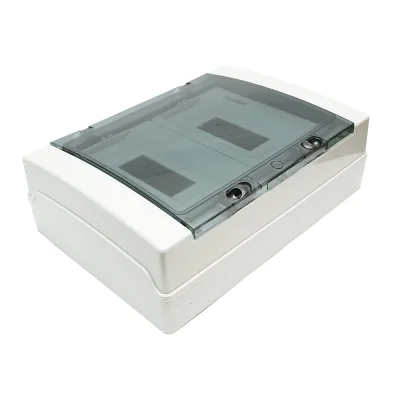 Pannello portafusibili da superficie 2 file, 24 moduli 420x298x138mm IP65 Breckner Germany - immagine 6