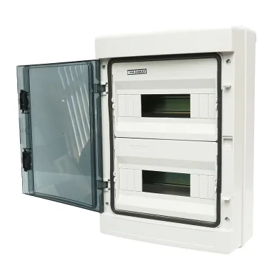 Pannello portafusibili da superficie 2 file, 24 moduli 420x298x138mm IP65 Breckner Germany - immagine 4