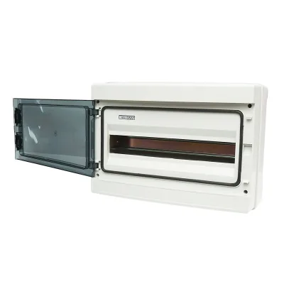 Pannello portafusibili da superficie, 1 fila, 18 moduli, IP65, 285x410x140mm Breckner Germany - immagine 5