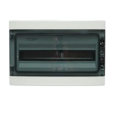 Pannello portafusibili da superficie, 1 fila, 18 moduli, IP65, 285x410x140mm Breckner Germany