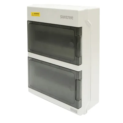 Pannello portafusibili Suntree IP66 a montaggio superficiale a 2 file e 24 moduli - immagine 2