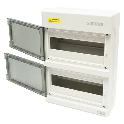 Pannello portafusibili Suntree IP66 a montaggio superficiale a 2 file e 24 moduli - immagine 4
