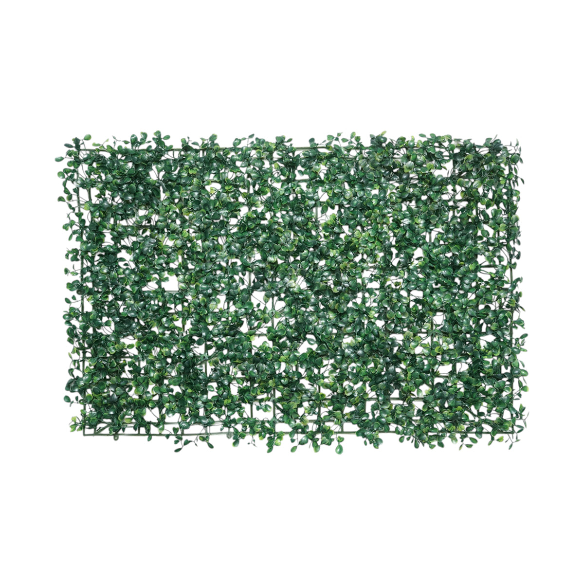Pannello siepe artificiale verde decorativa con foglie piccole 40x60x3 cm - immagine 2