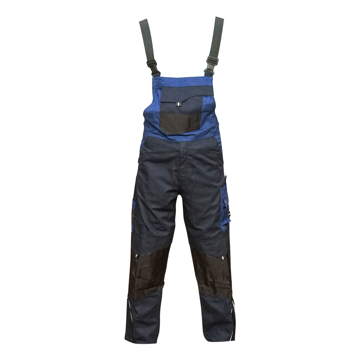 Pantaloni da lavoro con pettorina, tuta in poliestere e cotone, blu navy, taglia L Breckner Germany