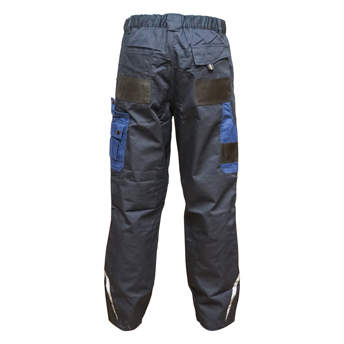 Pantaloni da lavoro in poliestere e cotone, blu navy, taglia L Breckner Germany. - immagine 4
