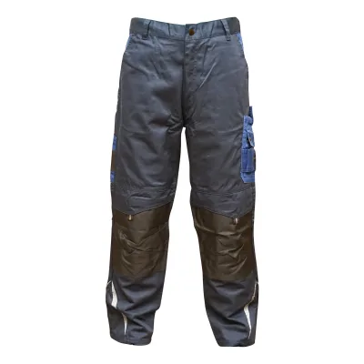 Pantaloni da lavoro in poliestere e cotone, blu navy, taglia S Breckner Germany.