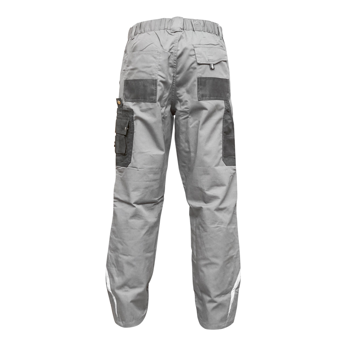 Pantaloni da lavoro in poliestere e cotone, grigi e neri, taglia L Breckner Germany - immagine 4