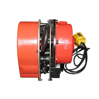 Paranco elettrico in acciaio 380V, 500W con catena da 3 m, portata massima 2000 kg, gancio di sicurezza Breckner Germany - immagine 4