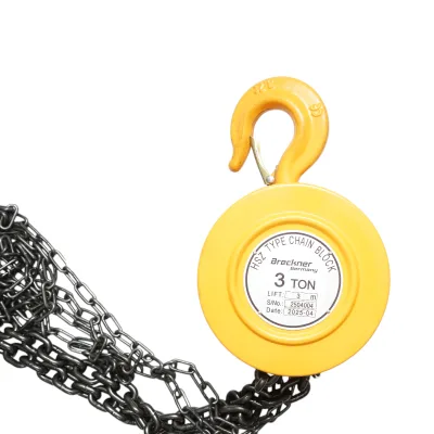 Paranco manuale a catena, carico massimo 3000 kg, lunghezza catena 3 m Breckner Germany - immagine 3