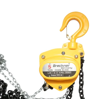 Paranco manuale a catena, carico massimo 5000 kg, lunghezza catena 3 m Breckner Germany - immagine 3