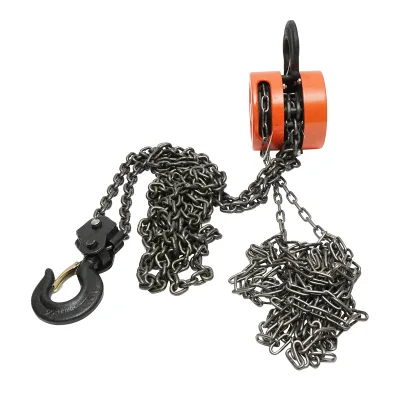 Paranco manuale a catena, portata massima 2000 kg, lunghezza catena 3 m e gancio di sicurezza. - immagine 2