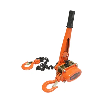 Paranco manuale a leva da 1500 kg, catena da 1,5 m, gancio di sicurezza Breckner Germany