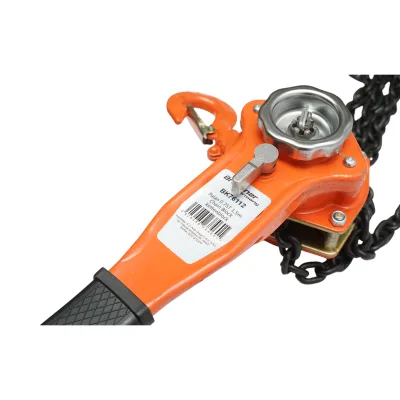 Paranco manuale a leva da 750 kg, catena da 1,5 m, gancio di sicurezza Breckner Germany - immagine 6