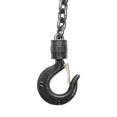 Paranco manuale con catena da 3 m, carico massimo 1000 kg, gancio di sicurezza Breckner Germany - immagine 6