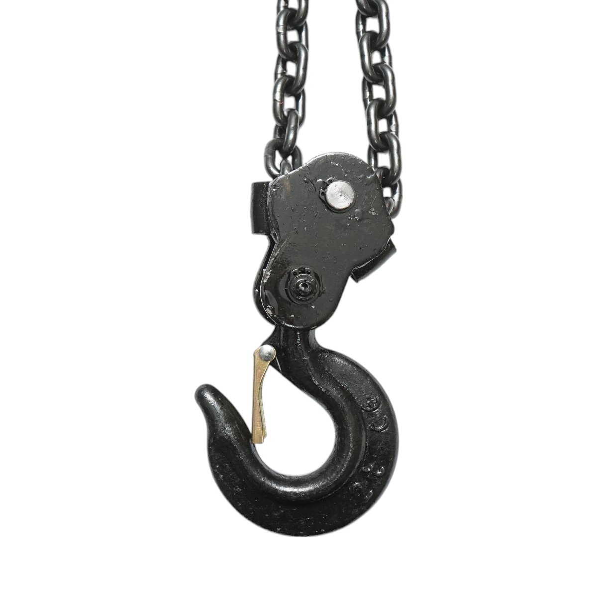 Paranco manuale con catena da 3 m, portata massima 2000 kg, gancio di sicurezza Breckner Germany - immagine 6