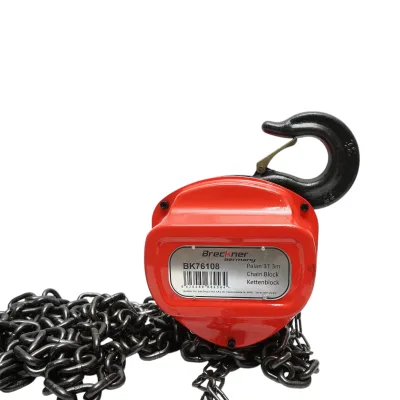 Paranco manuale con catena da 3 m, portata massima 3000 kg, gancio di sicurezza Breckner Germany - immagine 4