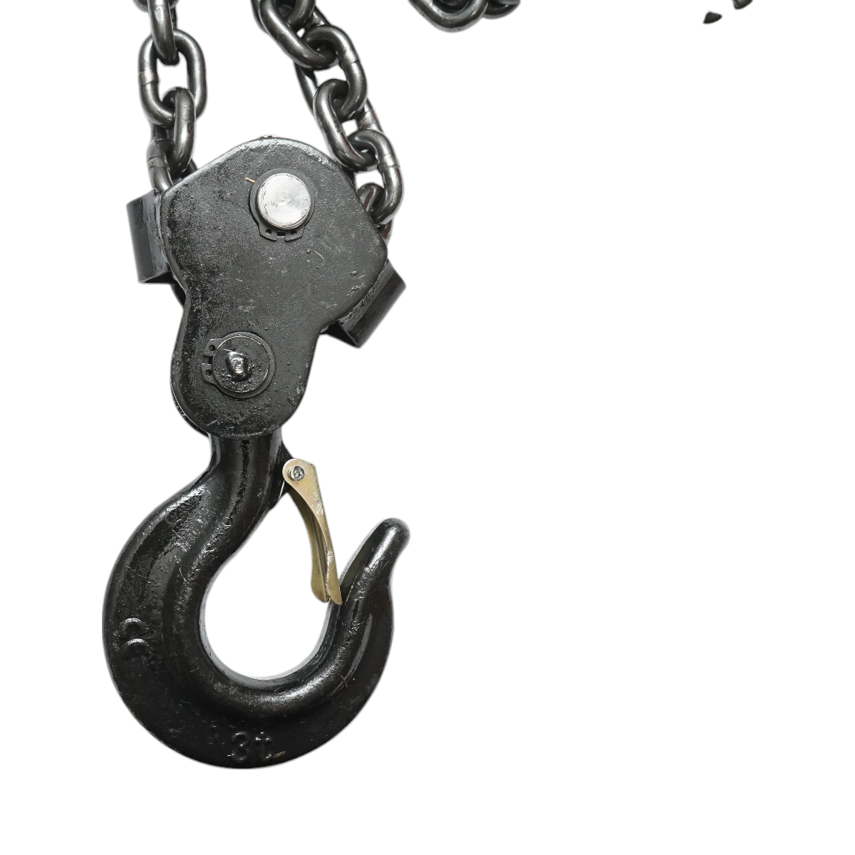 Paranco manuale con catena da 3 m, portata massima 3000 kg, gancio di sicurezza Breckner Germany - immagine 6