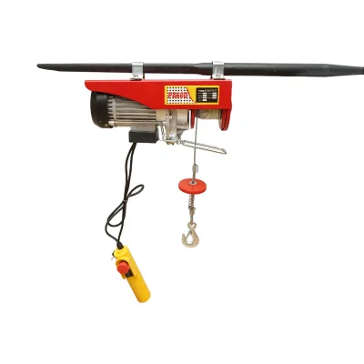 Paranco/gru elettrica 220V/50Hz 1150W, carico massimo 300/600Kg, velocità di sollevamento 5-10m/min, altezza di sollevamento 6-12m IP40 - immagine 6