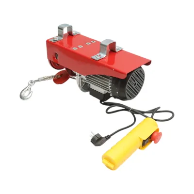Paranco/gru elettrica 220V/50Hz 1150W, carico massimo 300/600Kg, velocità di sollevamento 5-10m/min, altezza di sollevamento 6-12m IP40 - immagine 4