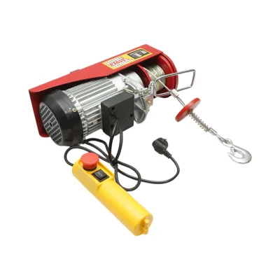 Paranco/gru elettrica 220V/50Hz 1150W, carico massimo 300/600Kg, velocità di sollevamento 5-10m/min, altezza di sollevamento 6-12m IP40 - immagine 5