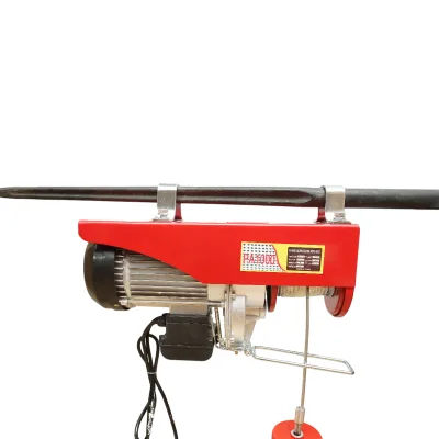 Paranco/gru elettrica 220V/50Hz 2200W, carico massimo 500/1000Kg, velocità di sollevamento 4-8m/min, altezza di sollevamento 6-12m IP40 - immagine 4