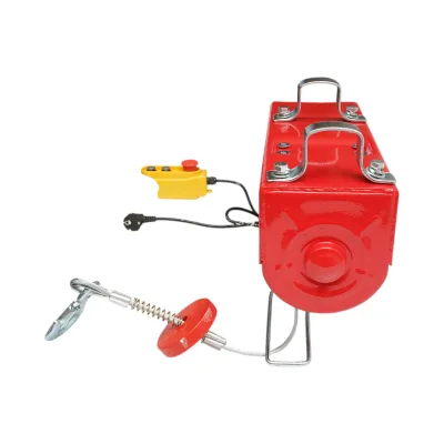 Paranco/gru elettrica 220V/50Hz 2200W, carico massimo 500/1000Kg, velocità di sollevamento 4-8m/min, altezza di sollevamento 6-12m IP40 - immagine 5