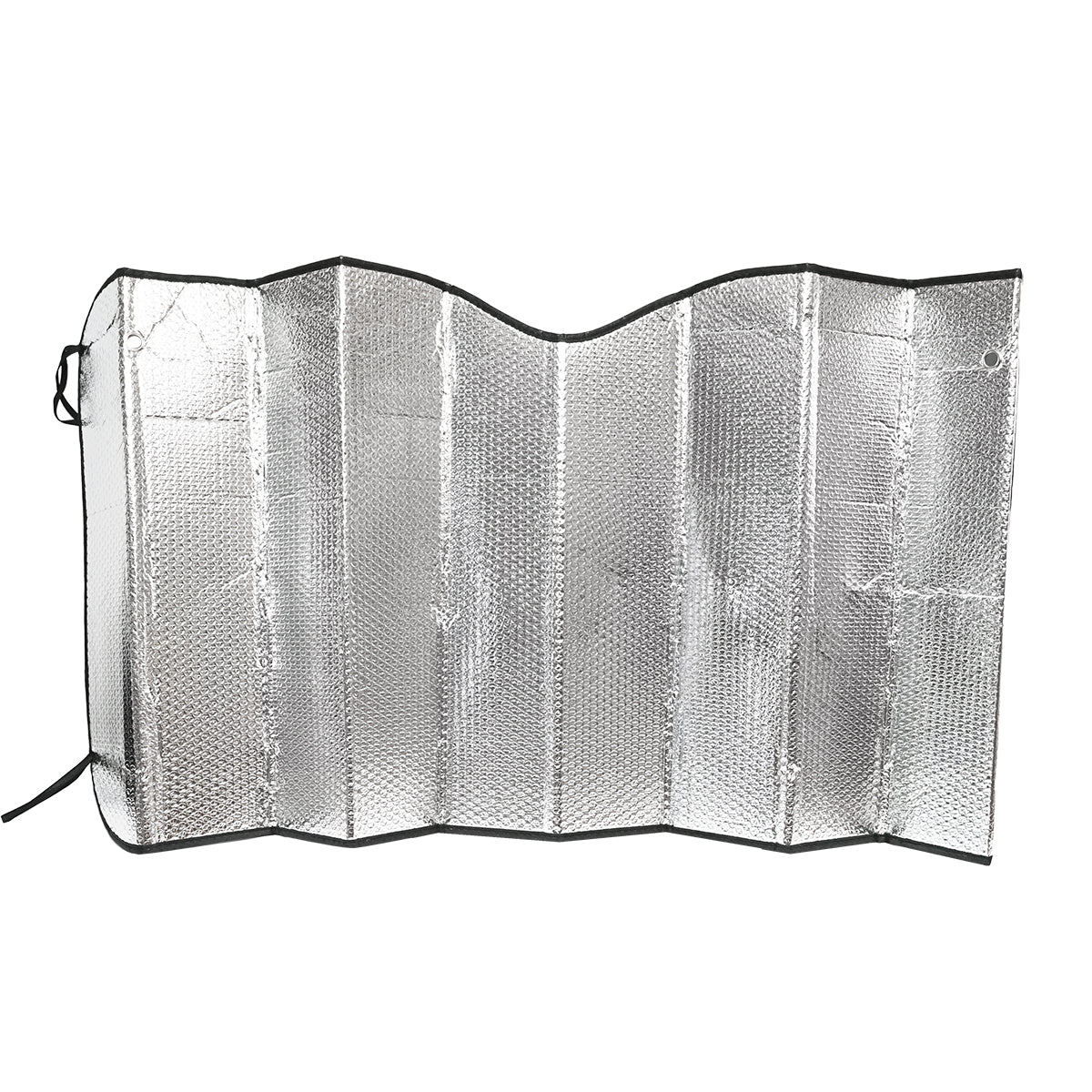 Parasole per parabrezza auto 130x60 cm in foglio di alluminio con ventose di fissaggio Breckner Germany - immagine 3