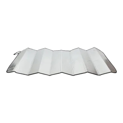 Parasole per parabrezza auto 130x60 cm in foglio di alluminio con ventose di fissaggio Breckner Germany