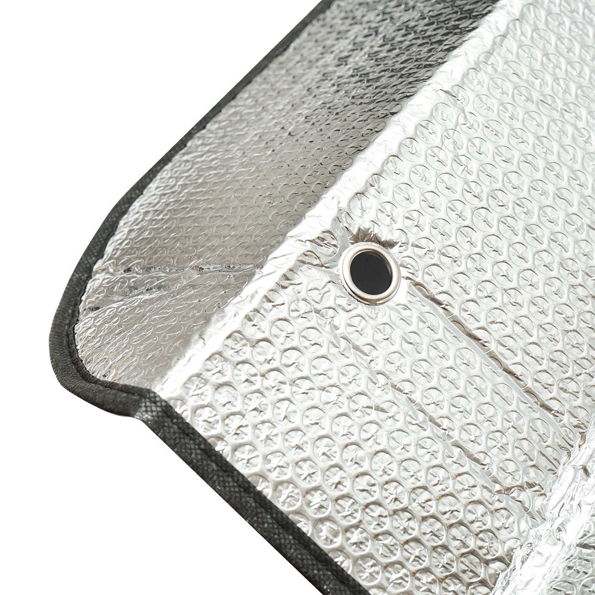 Parasole per parabrezza auto 130x60 cm in foglio di alluminio con ventose di fissaggio Breckner Germany - immagine 5