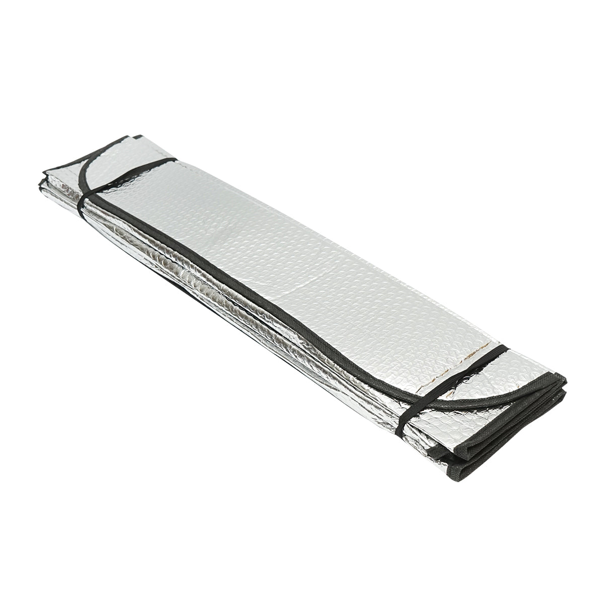 Parasole per parabrezza auto 130x60 cm in foglio di alluminio con ventose di fissaggio Breckner Germany - immagine 2