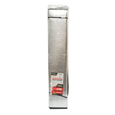 Parasole per parabrezza auto 150x80 cm in foglio di alluminio con ventose di fissaggio Breckner Germany - immagine 4