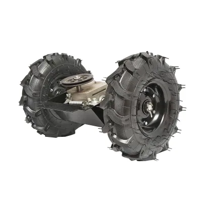 Parte anteriore assemblata con ruote per falciatrice rotativa DISBP79 Breckner Germany