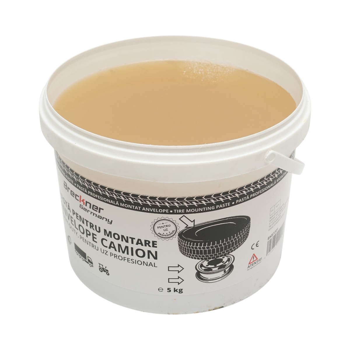 Pasta beige per montaggio pneumatici per autocarri pesanti, 5 kg, USO PROFESSIONALE Breckner Germany - immagine 3