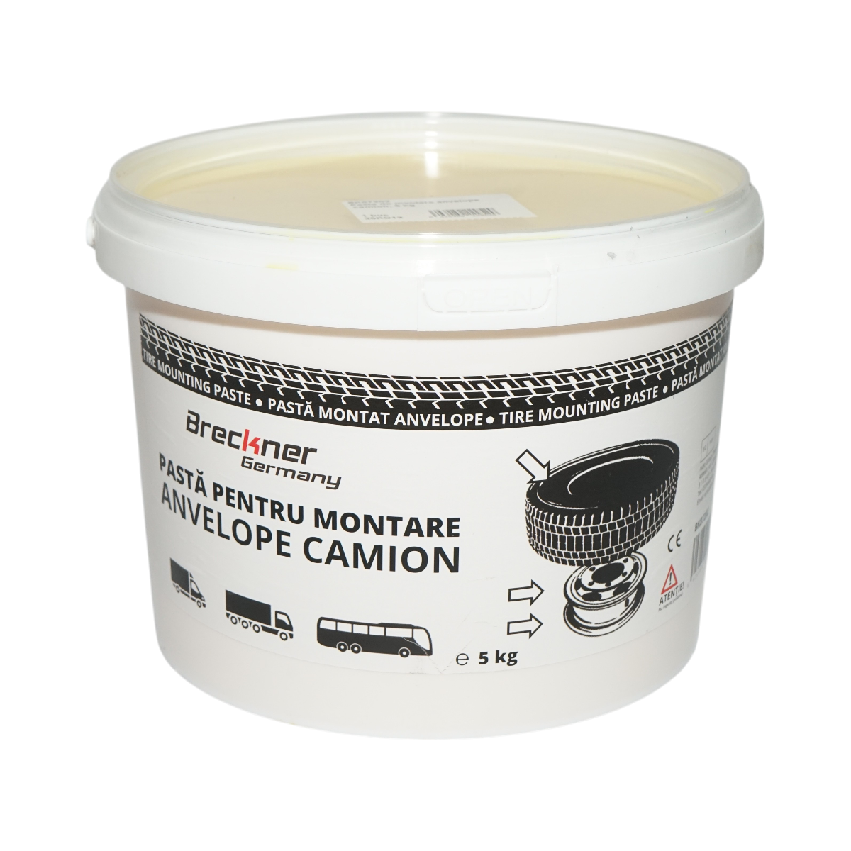 Pasta gialla per il montaggio di pneumatici per camion, 5 kg Breckner Germany