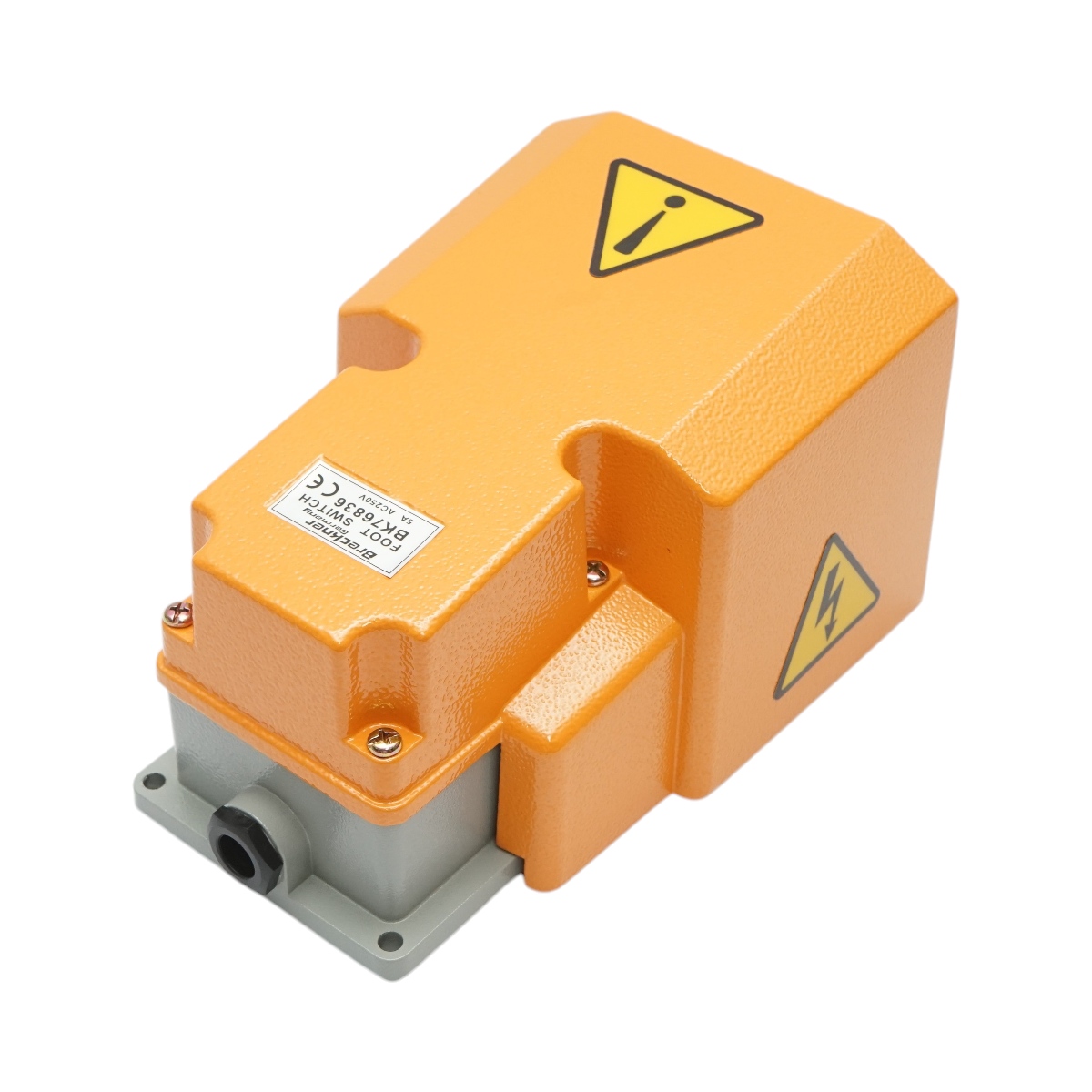 Pedale di comando con protezione e contatto elettrico – 250V / 5A Breckner Germany - immagine 4